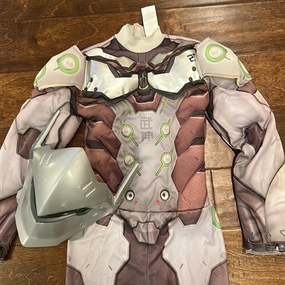 Boys Overwatch Genji Costume w/ Mask - Picture 6 of 12